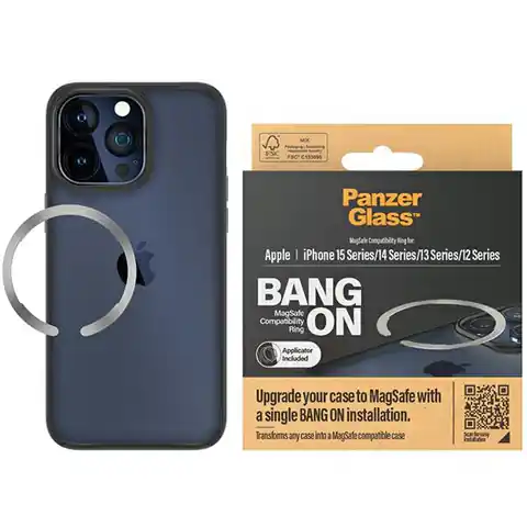 ⁨PanzerGlass Bang ON Magsafe Compatibility Ring for iPhone 12 / 13 / 14 / 15 1189⁩ w sklepie Wasserman.eu