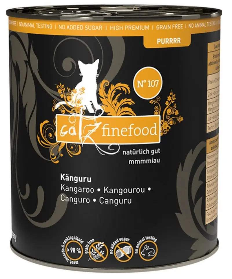 ⁨Catz Finefood Purrrr N.107 Kangur puszka 800g⁩ w sklepie Wasserman.eu