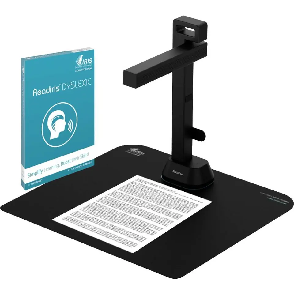 ⁨IRISCAN Document scanner A3 DESK 6 PRO DYSLEXIC 300 DPI Black⁩ at Wasserman.eu