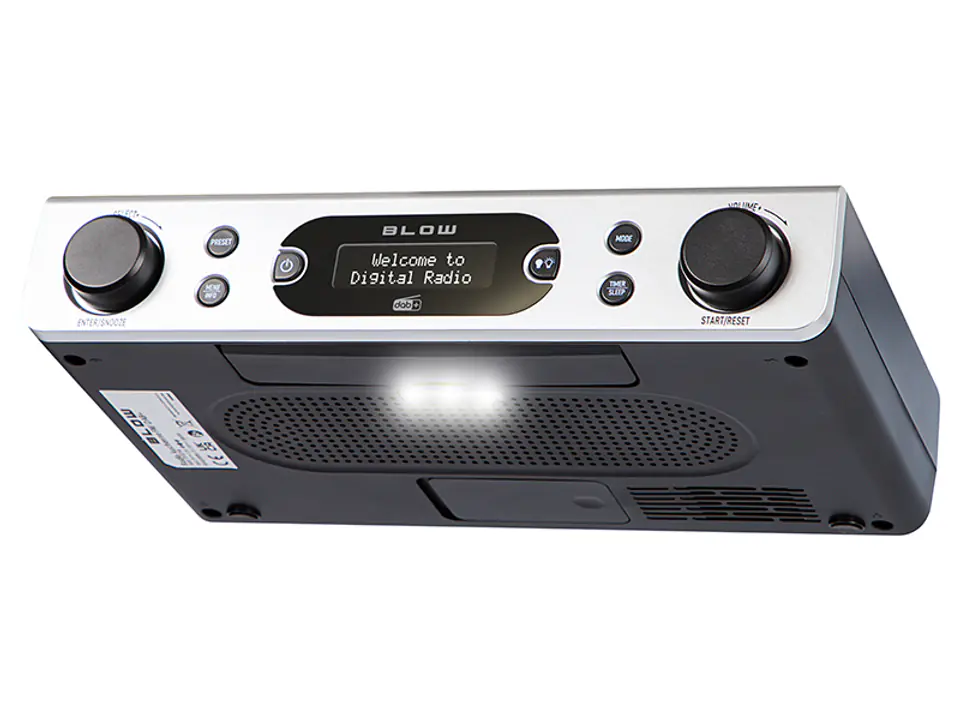 ⁨FM/DAB+ BLOW RK2 kitchen radio, silver⁩ at Wasserman.eu