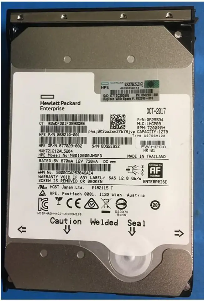 ⁨Hewlett Packard Enterprise DRV HDD 12TB 7.2K LFF⁩ w sklepie Wasserman.eu