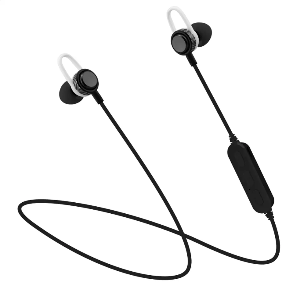 ⁨PLATINET IN-EAR BLUETOOTH SPORT  EARPHONES SŁUCHAWKI DOUSZNE + MIC PM1068 BLACK [43753] TE⁩ w sklepie Wasserman.eu