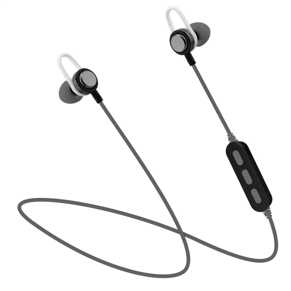 ⁨PLATINET IN-EAR BLUETOOTH SPORT  EARPHONES SŁUCHAWKI DOUSZNE + MIC PM1068 GREY [43756] TE⁩ w sklepie Wasserman.eu