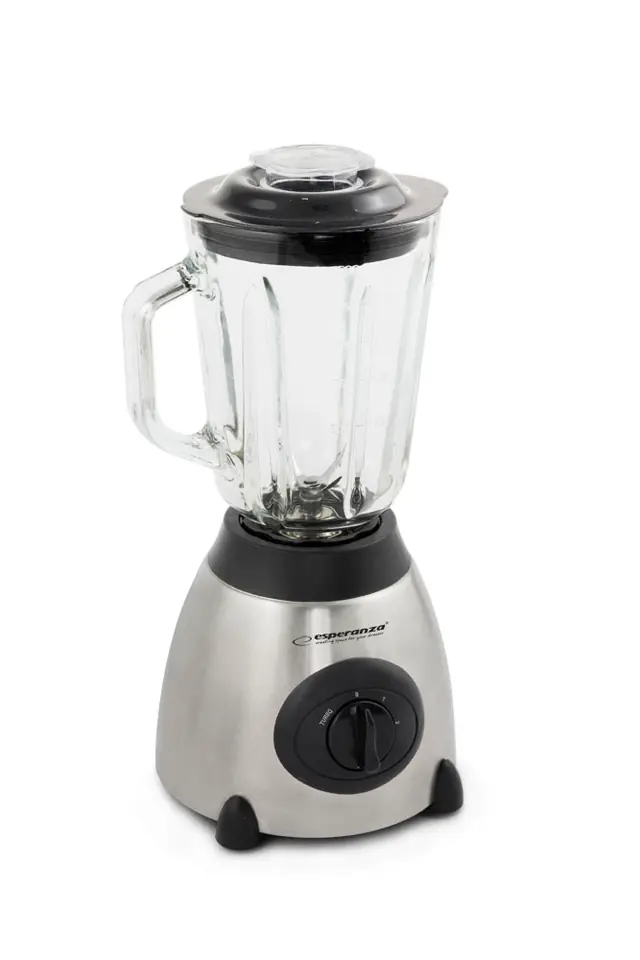 ⁨Blender kielichowy Esperanza Margarita EKM020 (500W; kolor czarny, kolor przeźroczysty, kolor stalowy)⁩ w sklepie Wasserman.eu