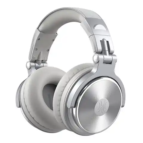 ⁨Słuchawki przewodowe Oneodio Pro10  (srebrne)⁩ w sklepie Wasserman.eu