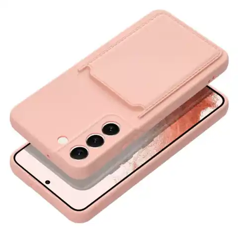 ⁨Etui futerał CARD CASE do Samsung Galaxy A25 5G różowy⁩ w sklepie Wasserman.eu