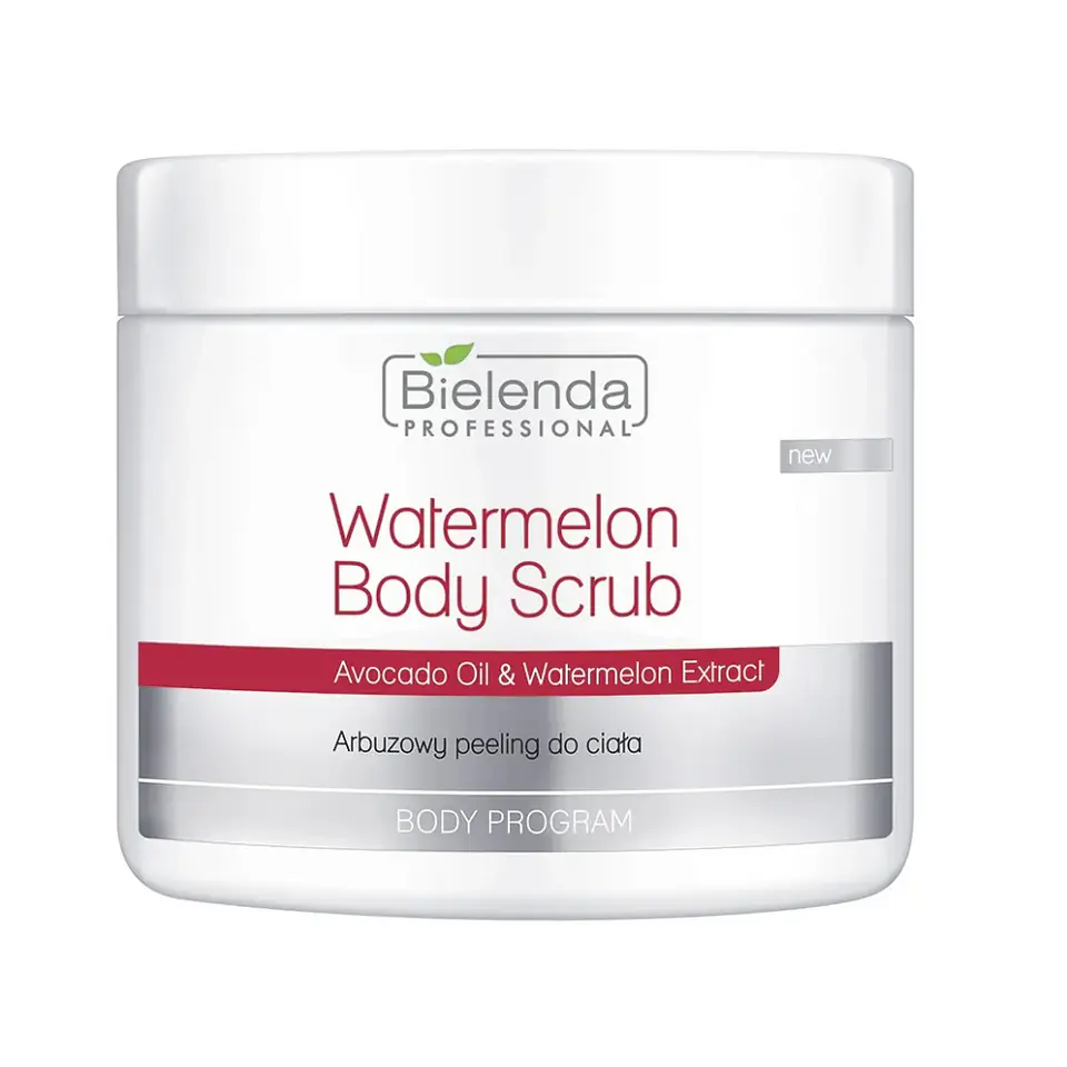 ⁨Bielenda Professional Watermelon Body Scrub arbuzowy peeling do ciała 600g⁩ w sklepie Wasserman.eu
