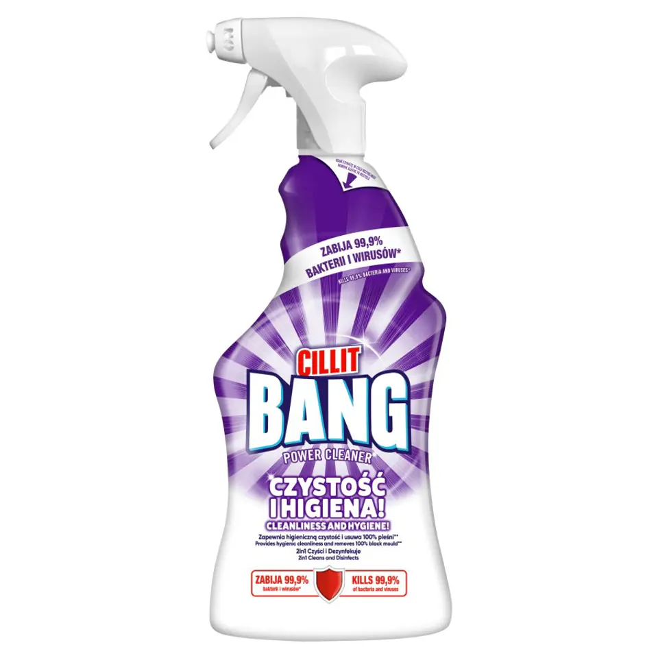 ⁨Cillit Bang Czystość i Higiena uniwersalny środek czyszczący spray 750ml⁩ w sklepie Wasserman.eu