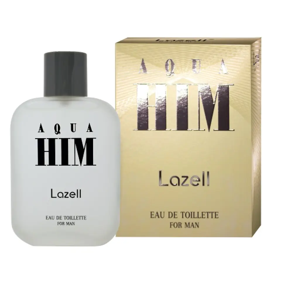 ⁨Lazell Aqua Him woda toaletowa spray 100ml⁩ w sklepie Wasserman.eu