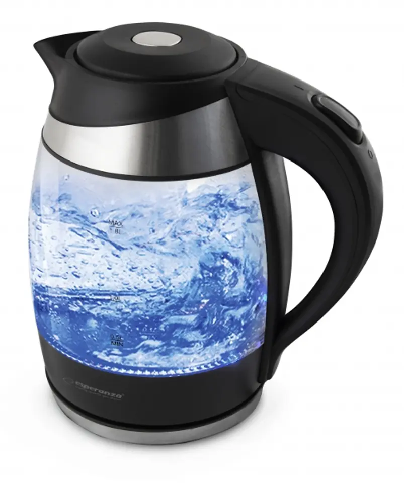 ⁨Esperanza EKK009 electric kettle 1.8 L Black, Multicolor 2200 W⁩ at Wasserman.eu