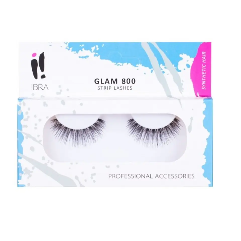 ⁨Ibra Para sztucznych rzęs na pasku Glam 800 Black⁩ w sklepie Wasserman.eu