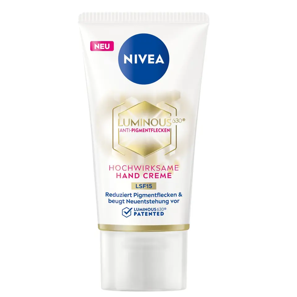 ⁨Nivea Luminous630® krem do rąk przeciw przebarwieniom 50ml⁩ w sklepie Wasserman.eu