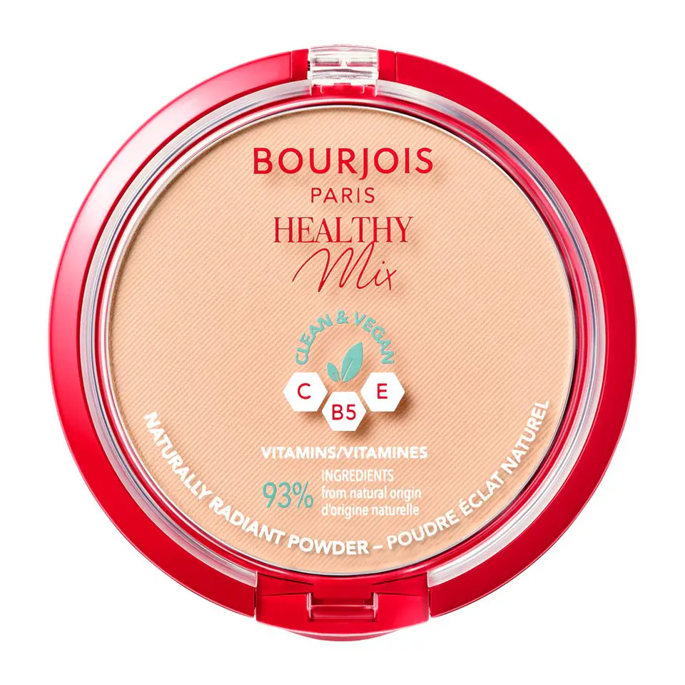 ⁨Bourjois Healthy Mix Clean wegański puder matujący 02 Vanilla 11g⁩ w sklepie Wasserman.eu