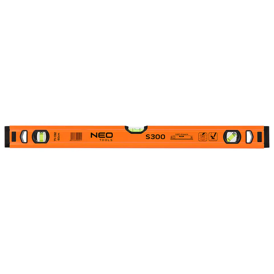 ⁨Poziomnica aluminiowa S 300, 3 libelle, 60 cm⁩ w sklepie Wasserman.eu