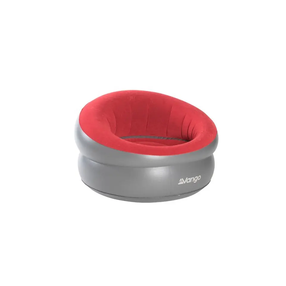 ⁨VANGO INFLATABLE DONUT FLOCKED CHAIR red⁩ at Wasserman.eu