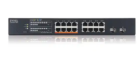 ⁨Zyxel XMG1915-18EP Managed L2 2.5G Ethernet (100/1000/2500) Power over Ethernet (PoE)⁩ at Wasserman.eu