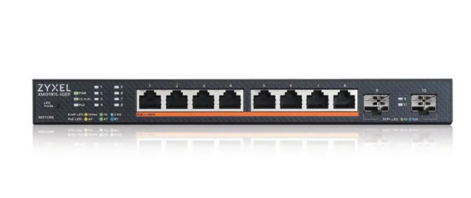 ⁨Zyxel XMG1915-10EP Managed L2 2.5G Ethernet (100/1000/2500) Power over Ethernet (PoE)⁩ at Wasserman.eu