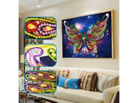 ⁨Diamond Embroidery, Painting, Diamond Mosaic Diamond Painting, BUTTERFLY 30x40cm⁩ at Wasserman.eu