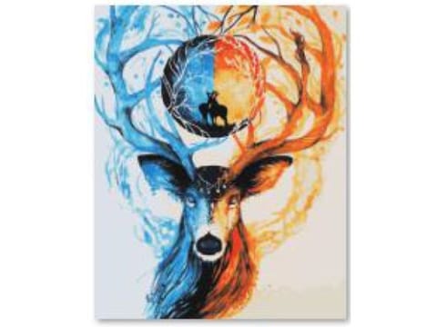 ⁨Diamond Embroidery, Painting, Diamond Mosaic Diamond Painting, DEER 30x40cm⁩ at Wasserman.eu