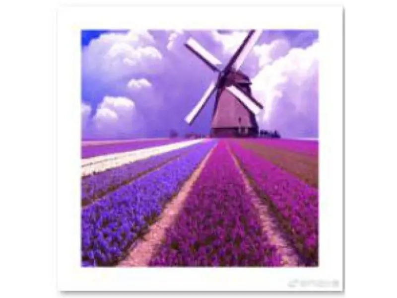 ⁨Diamond Embroidery, Painting, Diamond Mosaic Diamond Painting, WINDMILL 30x30cm⁩ at Wasserman.eu