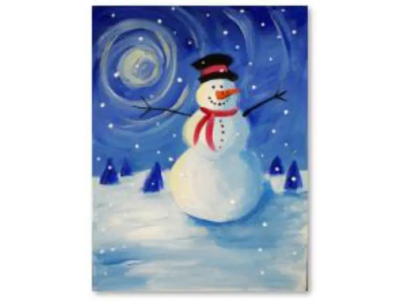 ⁨Diamond Embroidery, Painting, Diamond Mosaic Diamond Painting, SNOWMAN 30x40cm⁩ at Wasserman.eu