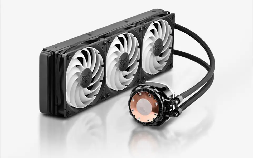 ⁨Sapphire NITRO+ S360-A AIO Processor Liquid cooling kit 12 cm Black 1 pc(s)⁩ at Wasserman.eu