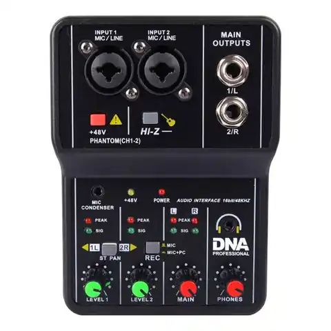 ⁨DNA Professional Mix 2 - analogue audio mixer⁩ at Wasserman.eu