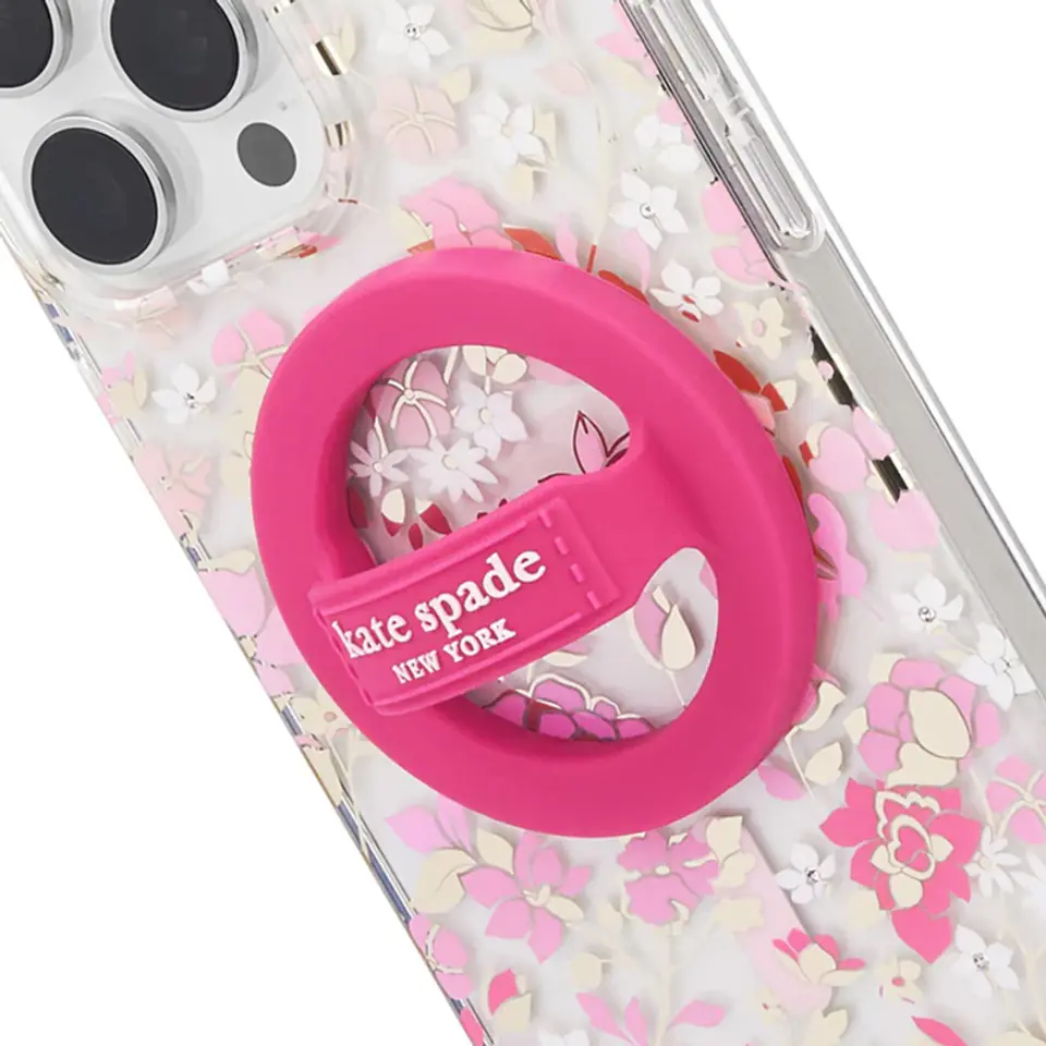 ⁨Kate Spade New York Magnetic Loop Grip - Uchwyt MagSafe na palec (Pom Pom Pink)⁩ w sklepie Wasserman.eu