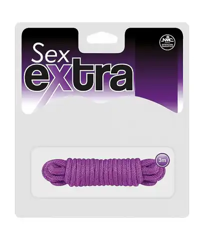 ⁨Lina do krępowania Sex Extra Love 3m fioletowa⁩ w sklepie Wasserman.eu
