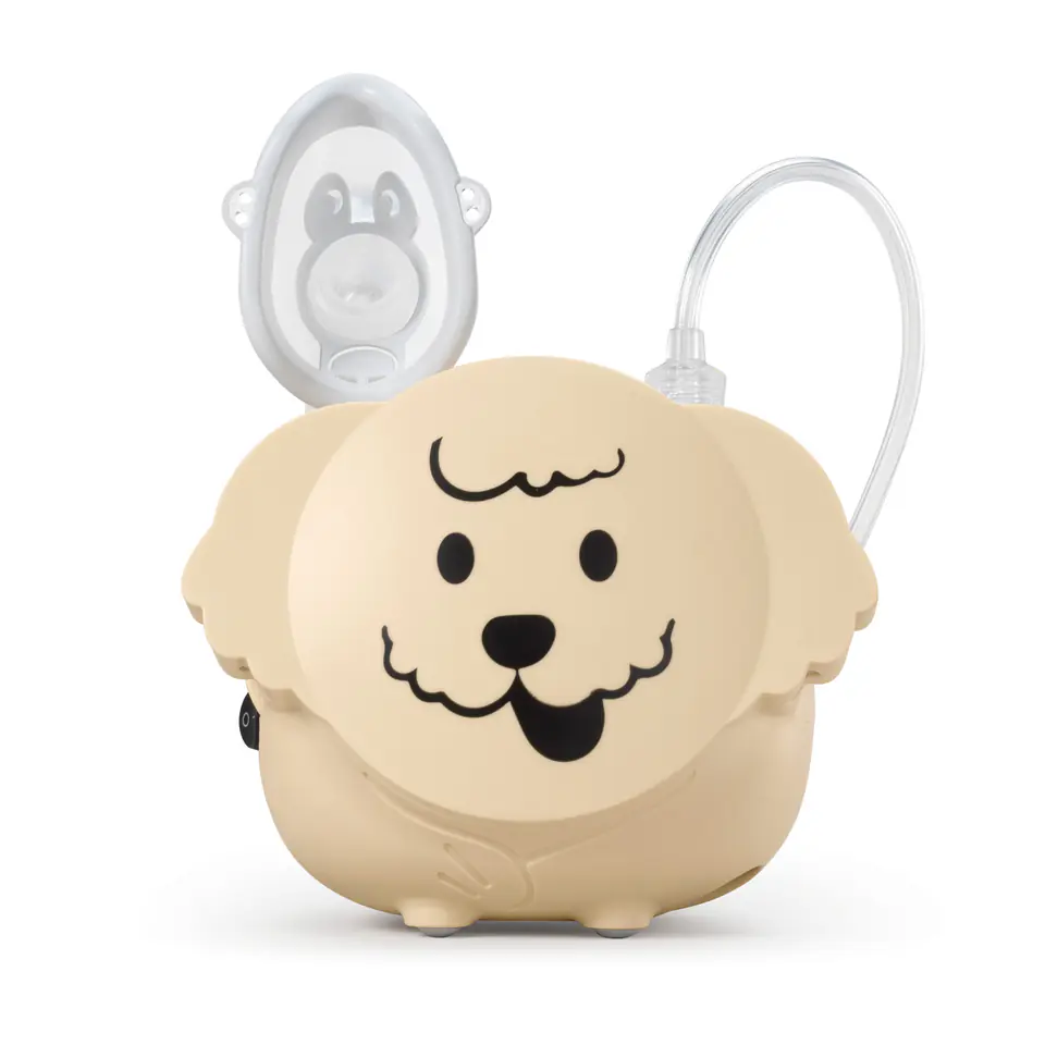 ⁨FLAEM PUPPY Inhalator dziecięcy w kształcie pieska, 2 maski, certyfikowany⁩ w sklepie Wasserman.eu