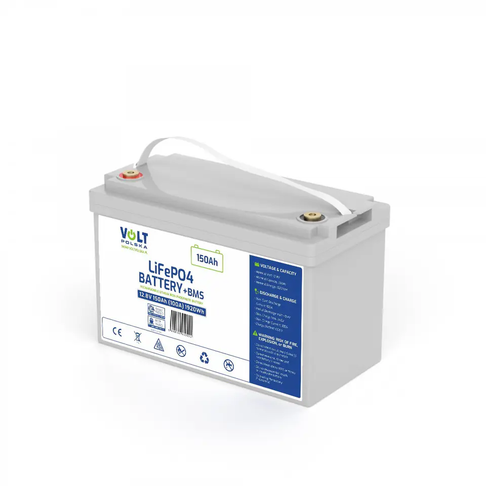 ⁨LiFePO4 battery pack 12V 150Ah (100A)⁩ at Wasserman.eu