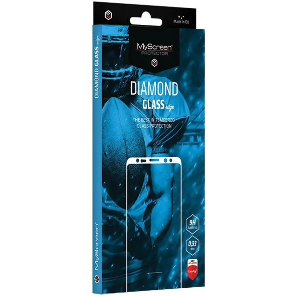 ⁨MS Diamond Glass Edge Xiaomi Redmi Note 13 Pro Full Glue czarny/black⁩ w sklepie Wasserman.eu