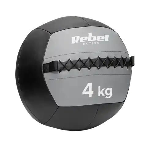 ⁨Medicine Exercise Ball 4 kg REBEL ACTIVE⁩ at Wasserman.eu