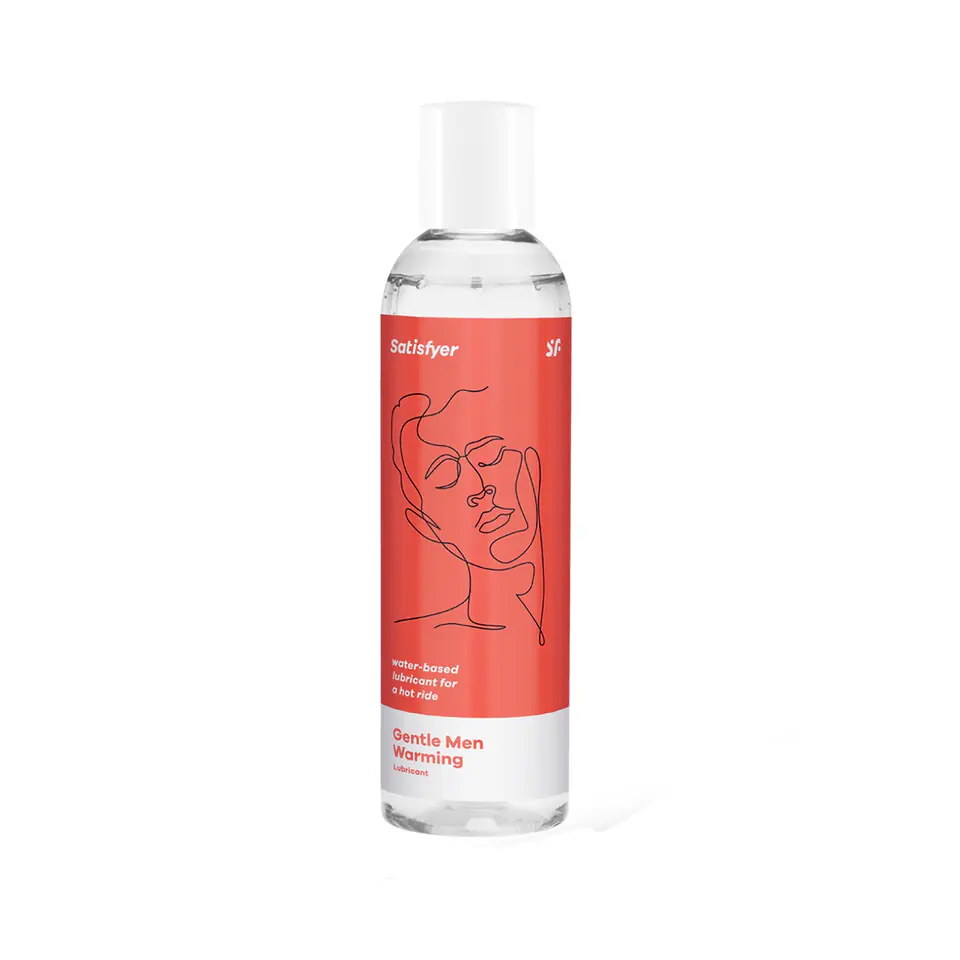 ⁨Satisfyer Gentle Men Warming Lubricant rozgrzewający lubrykant na bazie wody 300ml⁩ w sklepie Wasserman.eu