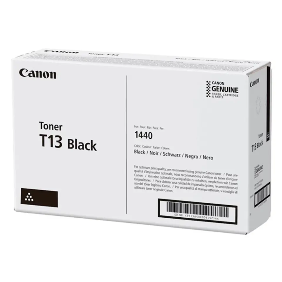 ⁨Canon oryginalny toner T13 BK, 5640C006, black, 10600s⁩ w sklepie Wasserman.eu