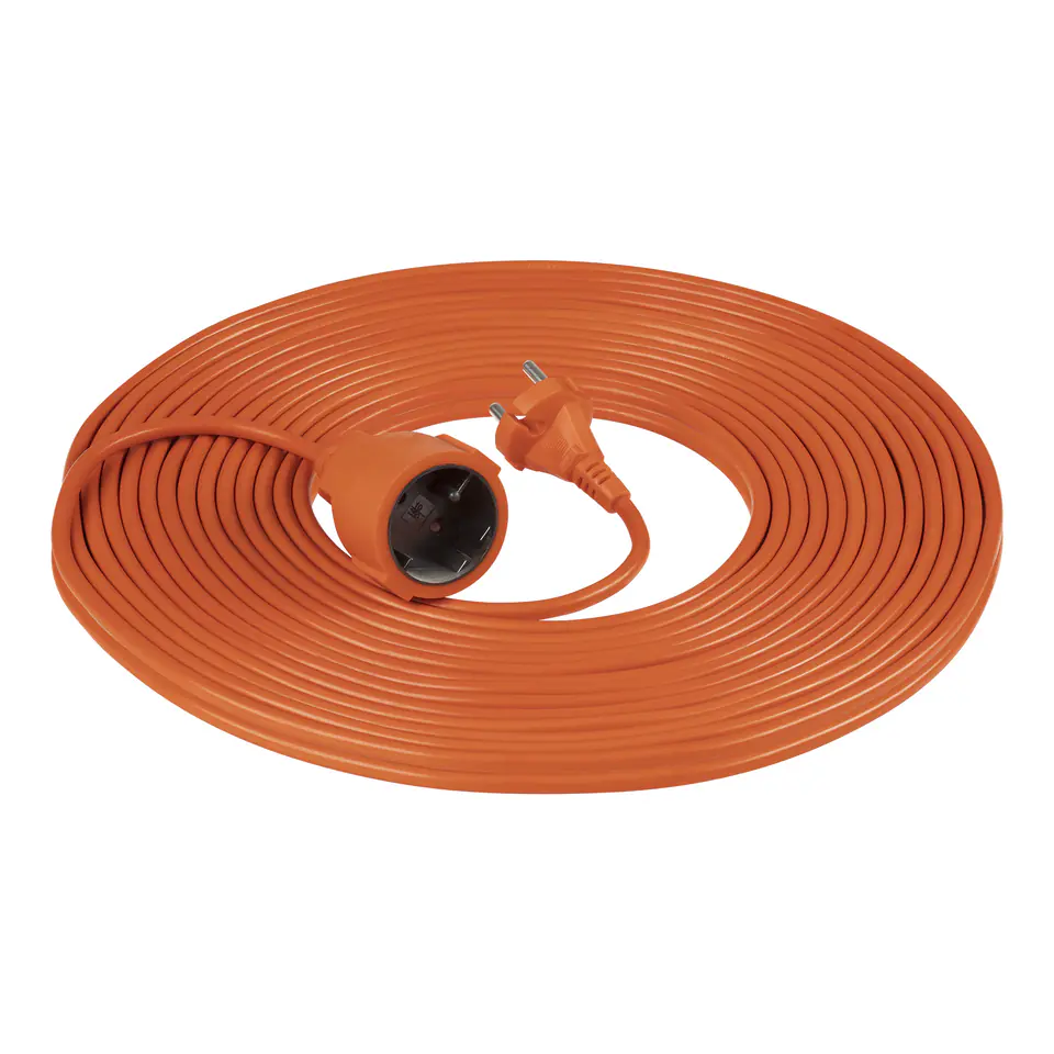 ⁨Przedłużacz PVC IP20 20m 1x2P, H03VV-F 2x1mm?⁩ w sklepie Wasserman.eu