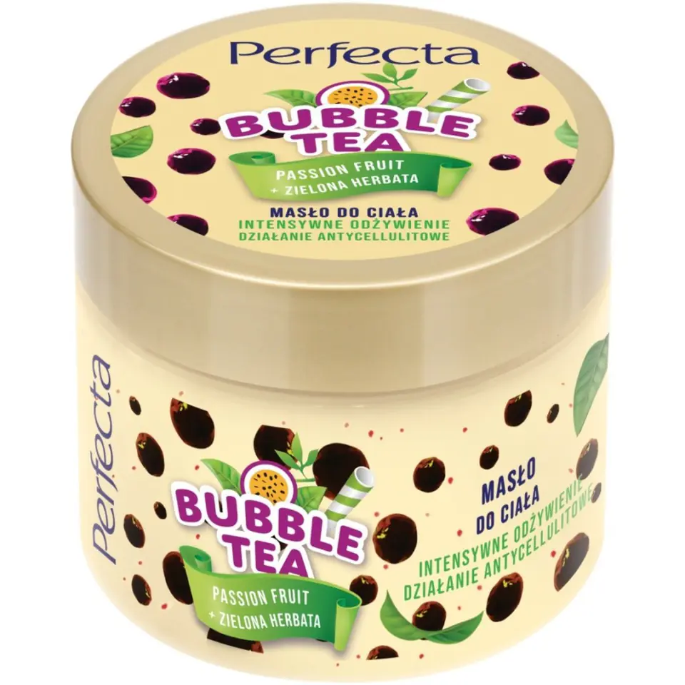 ⁨PERFECTA Bubble Tea Masło do ciała Passion Fruit 300ml⁩ w sklepie Wasserman.eu