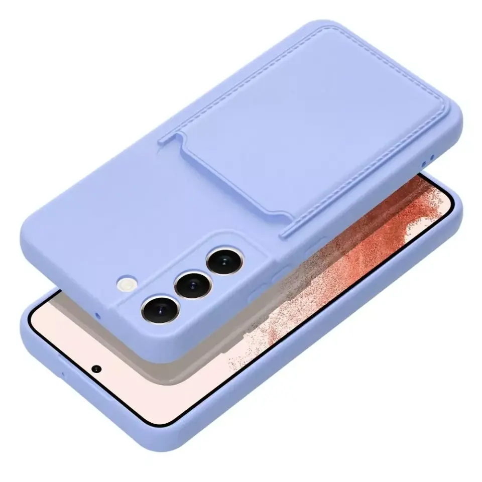 ⁨Etui futerał CARD CASE do Samsung Galaxy S24 fioletowy⁩ w sklepie Wasserman.eu