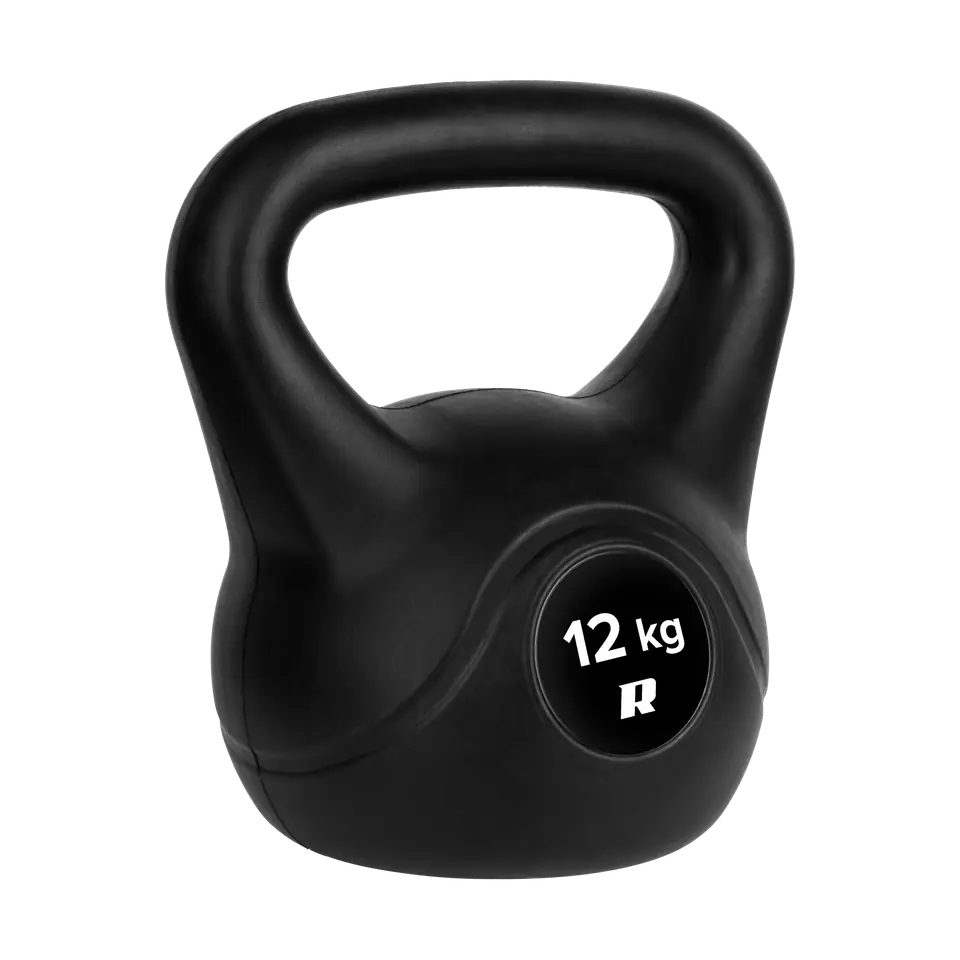 ⁨Kettlebell bitumiczny 12kg, REBEL ACTIVE⁩ w sklepie Wasserman.eu