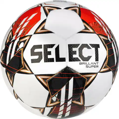 ⁨Piłka nożna Select Brillant Super Fifa T26 (kolor Biały. Czarny. Czerwony, rozmiar 5)⁩ w sklepie Wasserman.eu