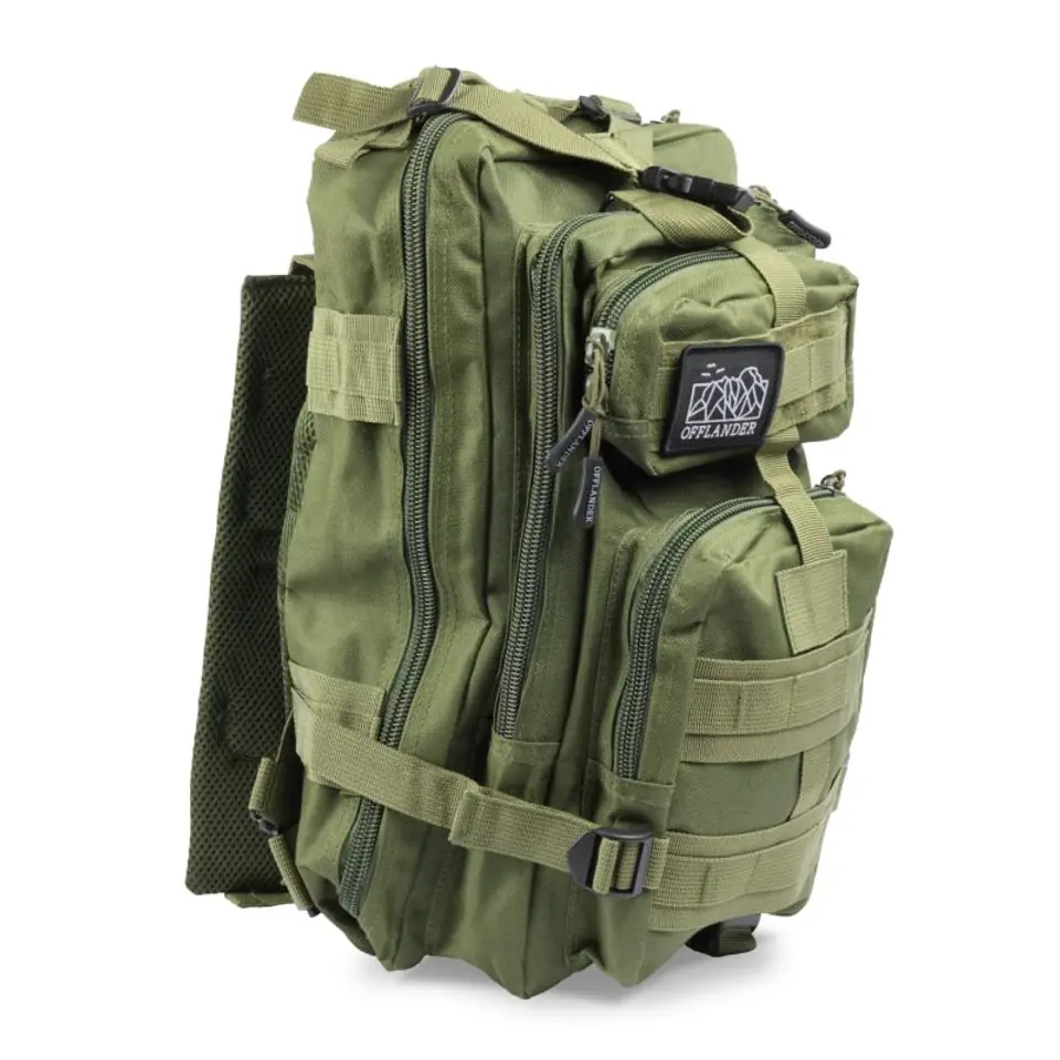 ⁨Plecak turystyczny Offlander Survival 25L (kolor Zielony)⁩ w sklepie Wasserman.eu