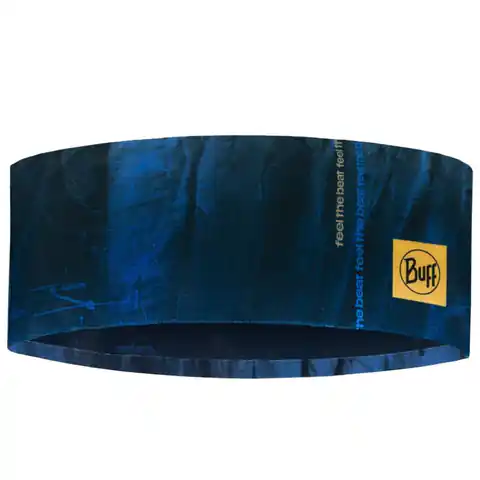 ⁨Opaska Buff CoolNet UV Wide Headband 132 (kolor Niebieski, rozmiar One size)⁩ w sklepie Wasserman.eu