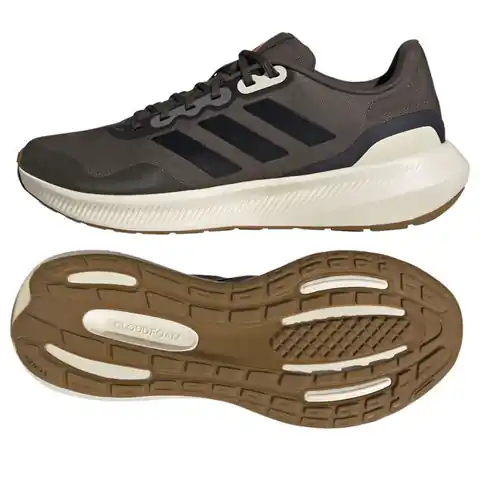 ⁨Buty do biegania adidas Runfalcon 3.0 TR M (kolor Brązowy, rozmiar 45 1/3)⁩ w sklepie Wasserman.eu