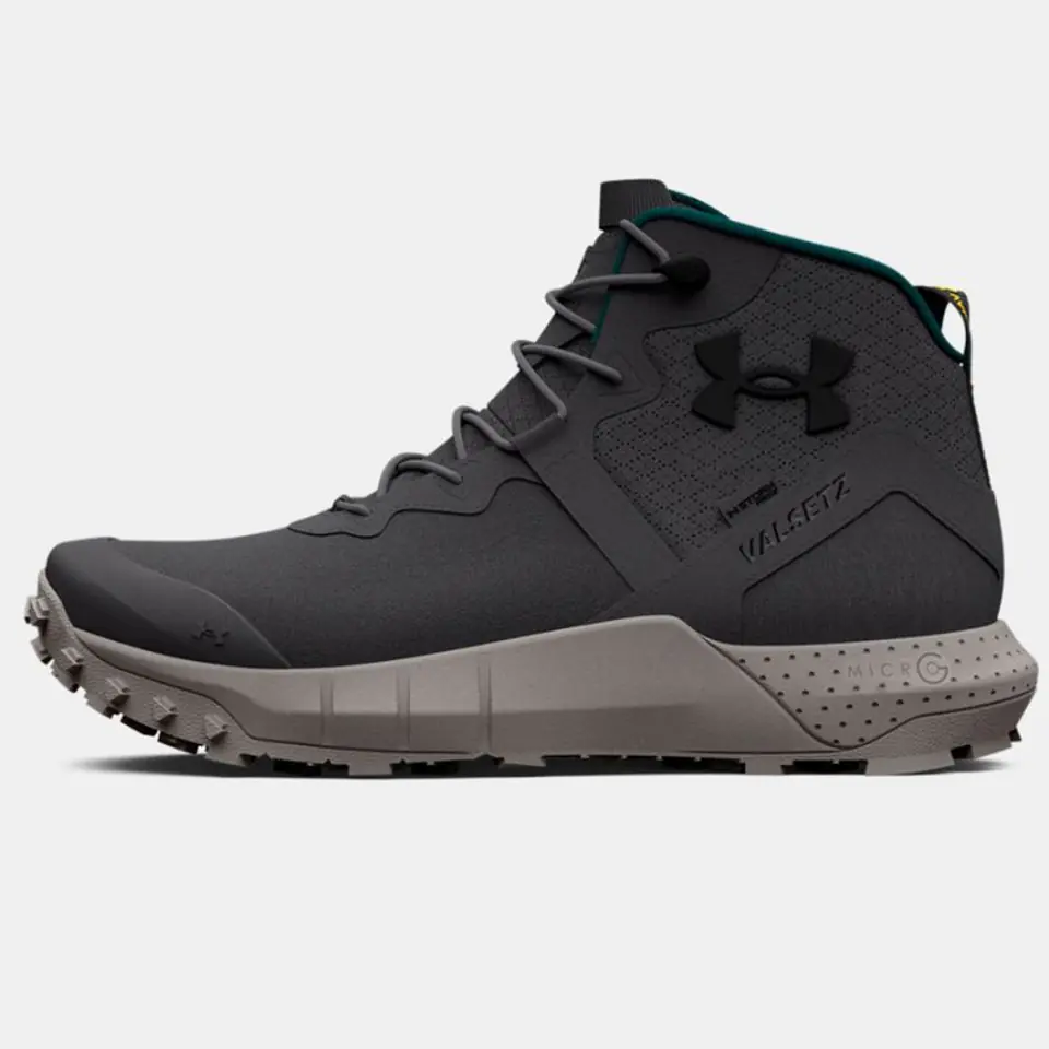 ⁨Buty Under Armour MicroG Valsetz Trek Mid L WP M 3025577 (kolor Grafitowy, rozmiar 45 1/2)⁩ w sklepie Wasserman.eu