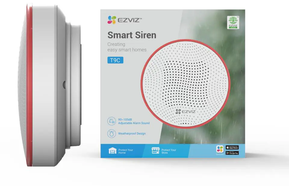 ⁨Inteligentna syrena Ezviz CS-T9C⁩ at Wasserman.eu