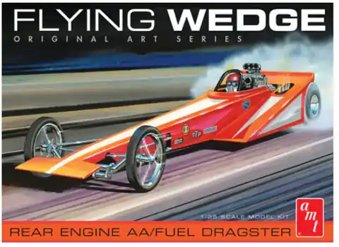 ⁨Plastic model - Car Flying Wedge Dragster 1:25 - Original Art Series - AMT⁩ at Wasserman.eu