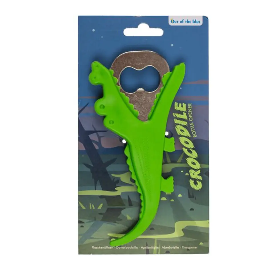 ⁨Metal opener in rubber case - Crocodile⁩ at Wasserman.eu