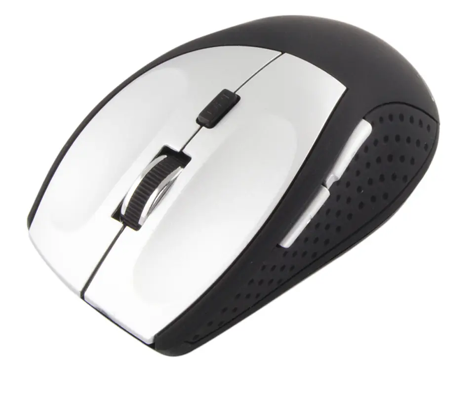 ⁨EM123S Mysz bezprzewodowa Bluetooth 6D optyczna Andromeda srebrna⁩ w sklepie Wasserman.eu