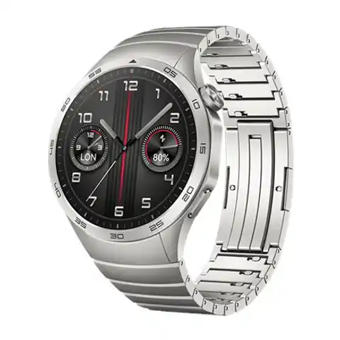 ⁨Huawei Watch GT | 4 | Smart watch | Stainless steel | 46 mm | Grey | Dustproof | Waterproof⁩ w sklepie Wasserman.eu