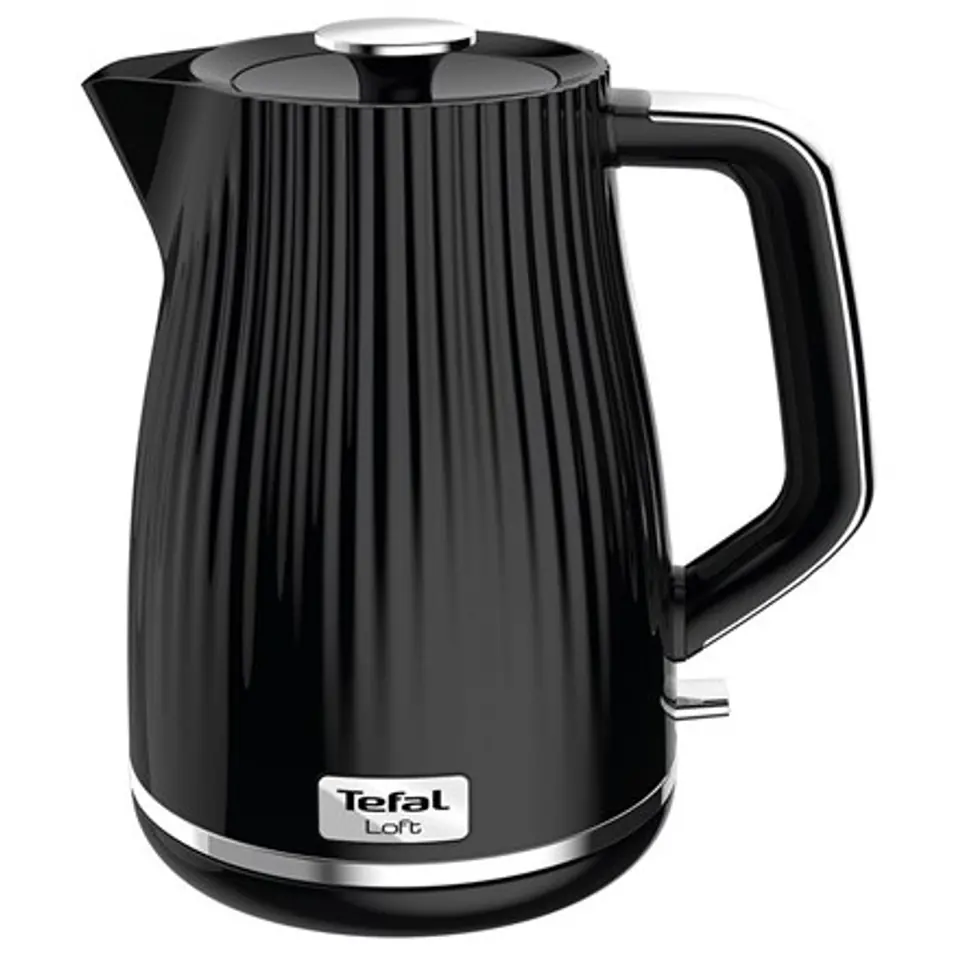 ⁨Tefal | Czajnik elektryczny KO250830 | 2400 W | 1.7 L | Plastikowy | Podstawa obrotowa 360° | Czarny⁩ w sklepie Wasserman.eu